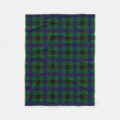 Clan Davidson Tartan Kariert Fleecedecke (Vorderseite)