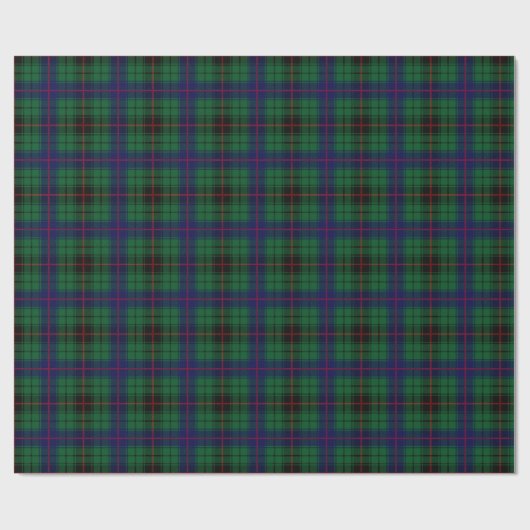 Clan Davidson Tartan Kariert Geschenkpapier (Flach)