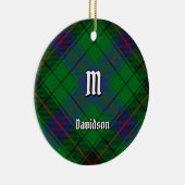 Clan Davidson Tartan Keramik Ornament (Rechts)