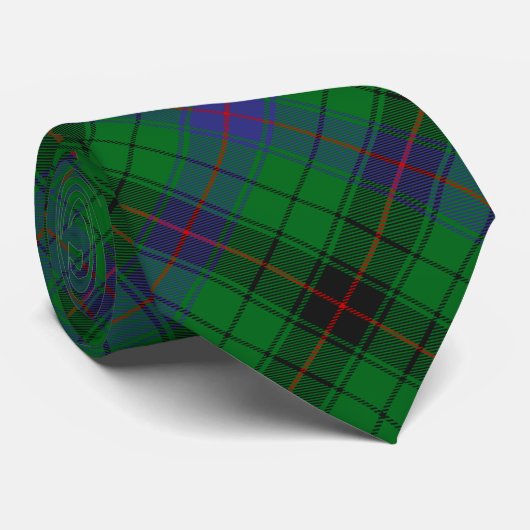 Clan Davidson Tartan Krawatte (Gerollt)