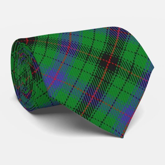 Clan Davidson Tartan Krawatte (Gerollt)