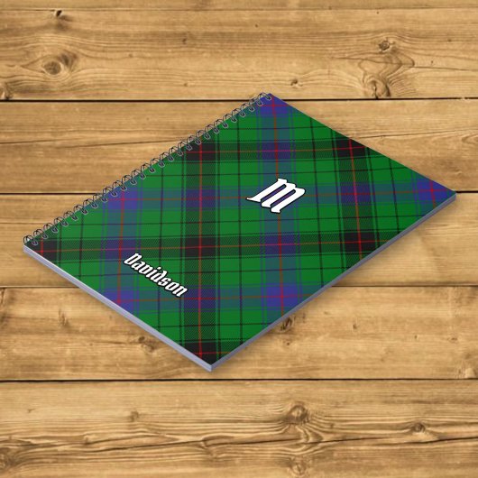 Clan Davidson Tartan Notizblock