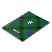 Clan Davidson Tartan Notizblock (Linke Seite)