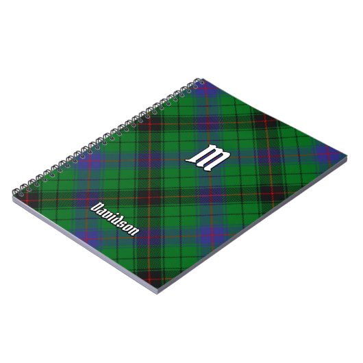 Clan Davidson Tartan Notizblock (Linke Seite)