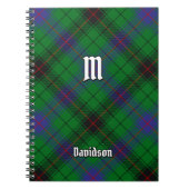 Clan Davidson Tartan Notizblock (Vorderseite)