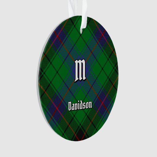 Clan Davidson Tartan Ornament (Vorderseite)