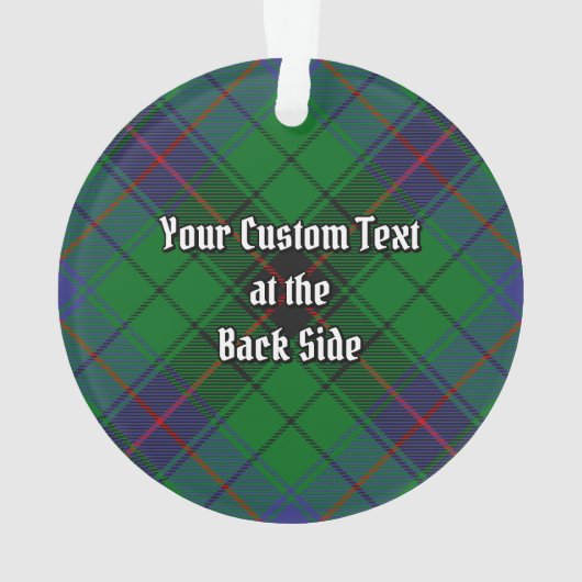 Clan Davidson Tartan Ornament (Rückseite)