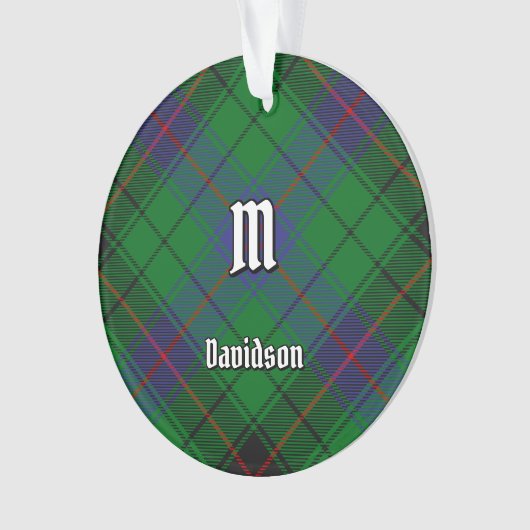Clan Davidson Tartan Ornament (Vorderseite)