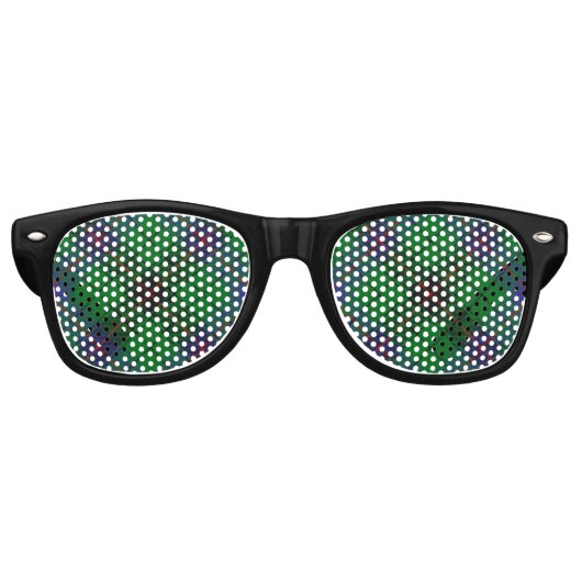 Clan Davidson Tartan Partybrille (Vorderseite)