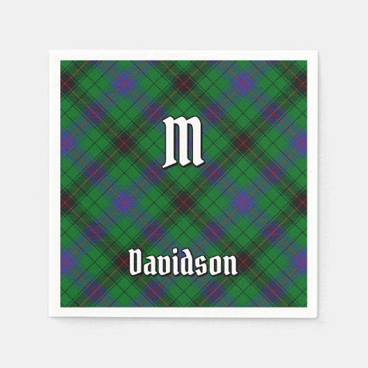 Clan Davidson Tartan Serviette (Vorderseite)