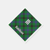 Clan Davidson Tartan Serviette (Ecke)