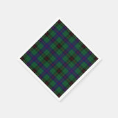 Clan Davidson Tartan Serviette (Ecke)