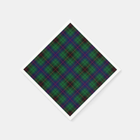 Clan Davidson Tartan Serviette (Ecke)