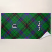 Clan Davidson Tartan Strandtuch (Vorderseite)