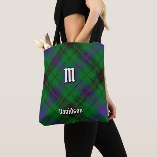 Clan Davidson Tartan Tasche (Von Nahem)