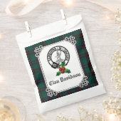 Clan Davidson Wappen Abzeichen & Tartan Holiday Geschenktütchen (Ausgeschnitten)