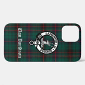 Clan Davidson Wappen Abzeichen und Tartan Case-Mate iPhone Hülle (Rückseite (Horizontal))