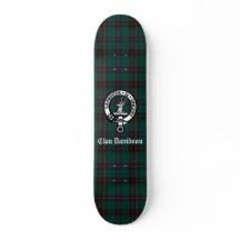Clan Davidson Wappen Abzeichen und Tartan