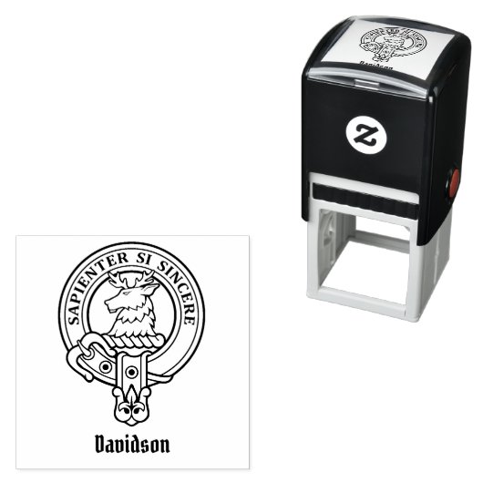 Clan Davidson Wappen Permastempel (Beispiel)