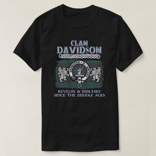 Clan Davidson Wappen Scottish Clans Scottish Surna T-Shirt (Design vorne)