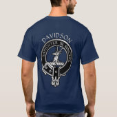 Clan Davidson Wappen T - Shirt (Rückseite)