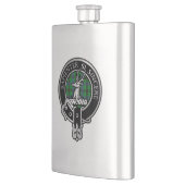 Clan Davidson Wappen & Tartan Flask Flachmann (Links)