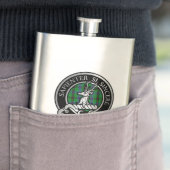 Clan Davidson Wappen & Tartan Flask Flachmann (Beispiel)