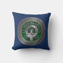Clan Davidson Wappen & Tartan Knot