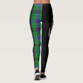 Clan Davidson Wappen & Tartan Leggings (Rückseite)