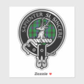 Clan Davidson Wappen & Tartan Sticker (Blatt)