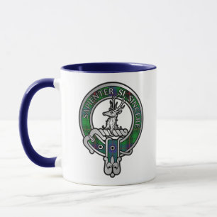 Clan Davidson Wappen & Tartan Tasse