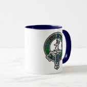 Clan Davidson Wappen & Tartan Tasse (VorderseiteRechts)