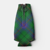 Clan Davidson Wappen über Tartan Flaschenkühler (Rückseite)