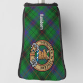 Clan Davidson Wappen über Tartan Golf Headcover (Rotieren 90)