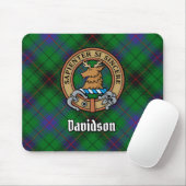 Clan Davidson Wappen über Tartan Mousepad (Mit Mouse)