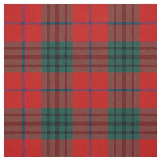 Clan Denny Tartan Red Kariert Stoff (Muster)