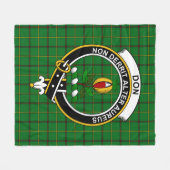 Clan Don Tartan Kariert Fleecedecke (Vorderseite (Horizontal))