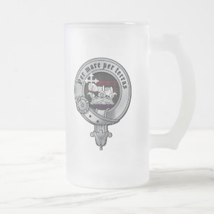 Clan-Donald-Tasse Mattglas Bierglas