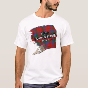 Clan Donnachaidh Duncan Scottish Tartan Paint T-Shirt