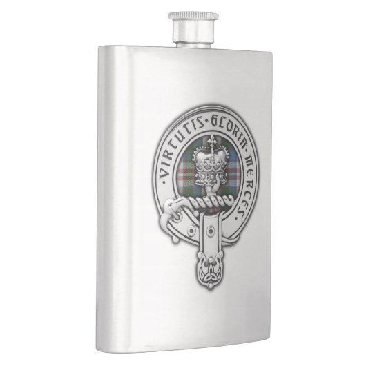 Clan Donnachaidh (Robertson) Wappen & Dress Tartan Flachmann (Rechts)