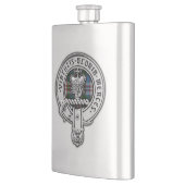 Clan Donnachaidh (Robertson) Wappen & Dress Tartan Flachmann (Links)