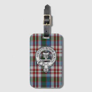 Clan Donnachaidh (Robertson) Wappen & Dress Tartan Gepäckanhänger