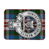 Clan Donnachaidh (Robertson) Wappen & Dress Tartan Magnet (Horizontal)