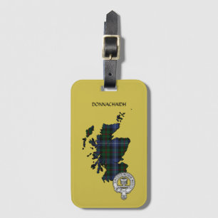 Clan Donnachaidh (Robertson) Wappen /Jagd Tartan Gepäckanhänger
