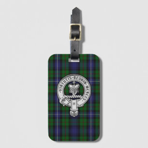 Clan Donnachaidh (Robertson) Wappen /Jagd Tartan Gepäckanhänger