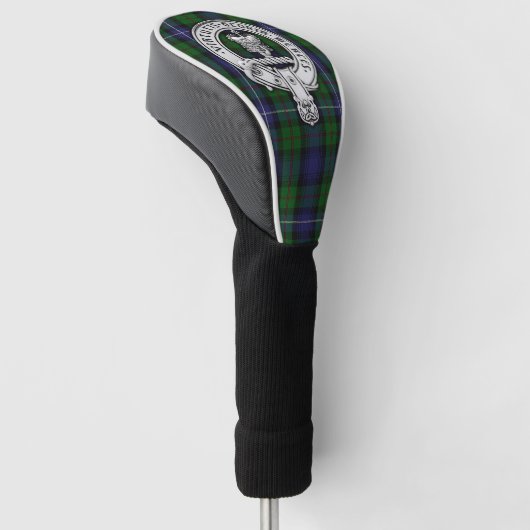 Clan Donnachaidh (Robertson) Wappen /Jagd Tartan Golf Headcover (angewinkelt)