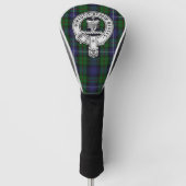 Clan Donnachaidh (Robertson) Wappen /Jagd Tartan Golf Headcover (Vorderseite)