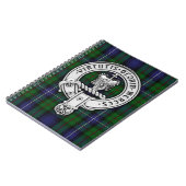 Clan Donnachaidh (Robertson) Wappen /Jagd Tartan Notizblock (Linke Seite)