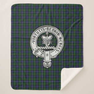 Clan Donnachaidh (Robertson) Wappen /Jagd Tartan Sherpadecke