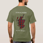 Clan Donnachaidh (Robertson) Wappen, Kriegskasse & T-Shirt (Rückseite)